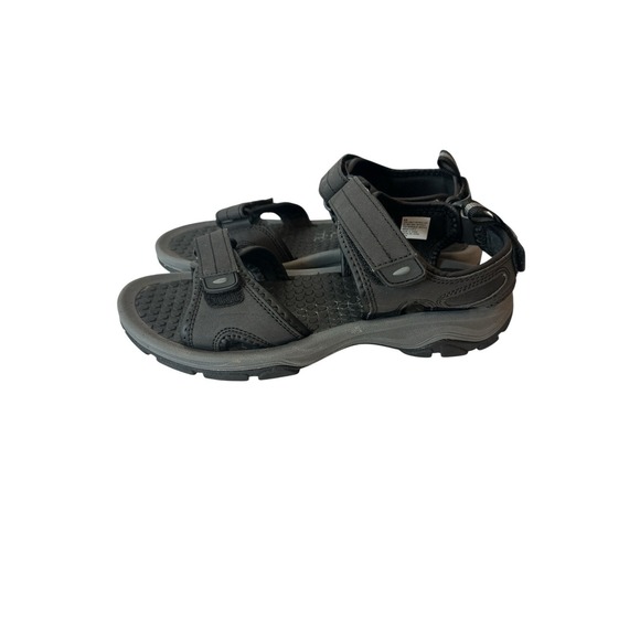 Khombu Barracuda Ankle Strap Outdoor Sandals  Men's Black‎ Size 8 Summer Camping - Picture 3 of 6